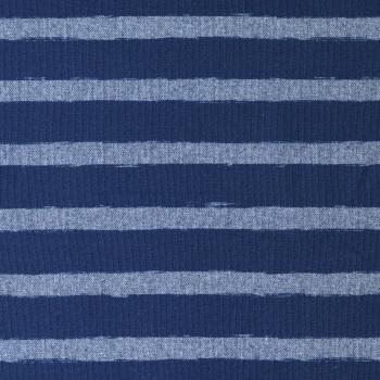 Hilco Jersey Fleet Stripe grau/blau Streifen